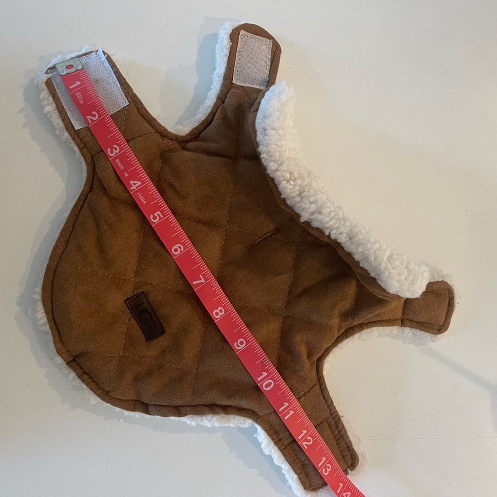 UGG Sherpa dog jacket in chestnut